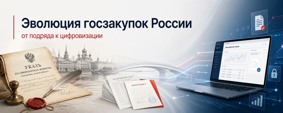 Эволюция госзакупок России: от подряда к цифровизации