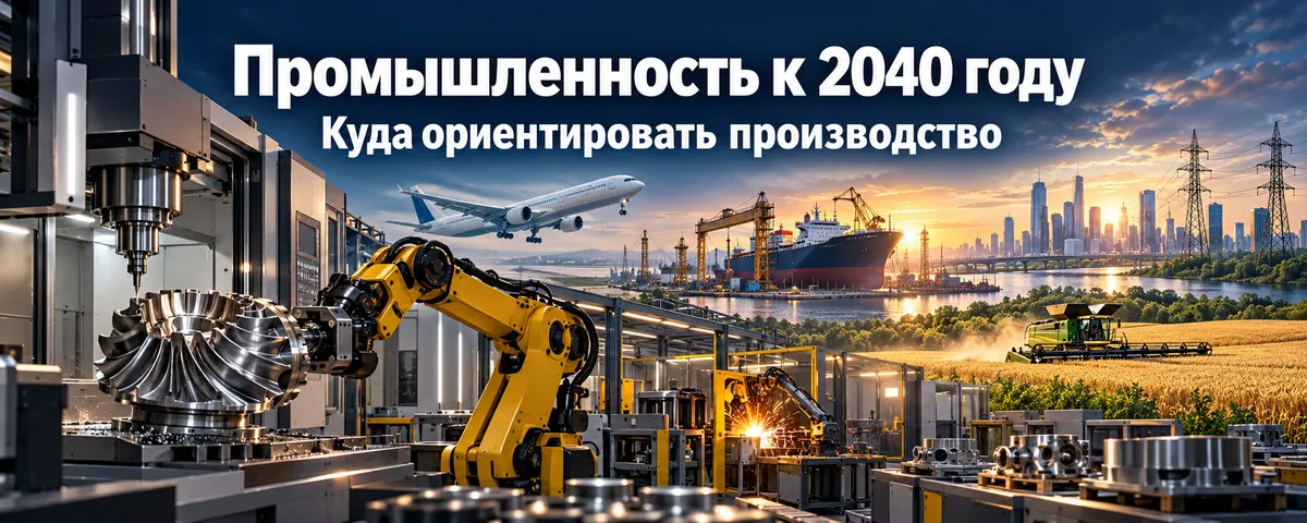 Каким станет мир к 2040 году и что это значит для заводов